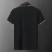 3Moncler T-shirts Polo for men Buttons Black/White #A46649