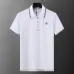 4Moncler T-shirts Polo for men Buttons Black/White #A46649