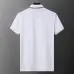 5Moncler T-shirts Polo for men Buttons Black/White #A46649