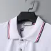 6Moncler T-shirts Polo for men Buttons Black/White #A46649