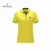 4Moncler T-shirts Polo for men Solid Color Black/White/Yellow/Blue/Red/Grey #A46647
