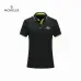 8Moncler T-shirts Polo for men Solid Color Black/White/Yellow/Blue/Red/Grey #A46647