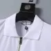 5Moncler T-shirts Polo for men zipper Black/White #A46648