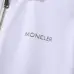 8Moncler T-shirts Polo for men zipper Black/White #A46648