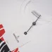 5Moncler T-shirts for men 270g Black/White #A53120