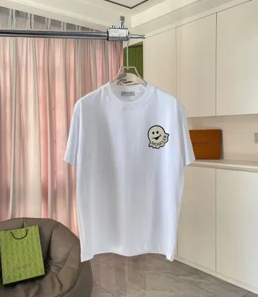 Moncler T-shirts for men Black/Pink/Grey/Blue #A51012