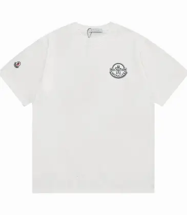Moncler T-shirts for men Black/White #A47258