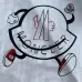 16Moncler T-shirts for men Black/White #A47263
