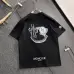11Moncler T-shirts for men Black/White #A47269