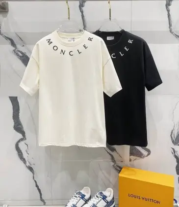 Moncler T-shirts for men Black/White #A47273