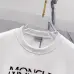 22Moncler T-shirts for men Black/White #A47274