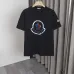 9Moncler T-shirts for men Black/White #A49305