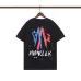 7Moncler T-shirts for men Black/White #A49940