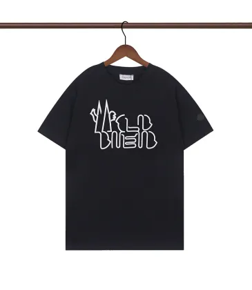 Moncler T-shirts for men Black/White #A50053