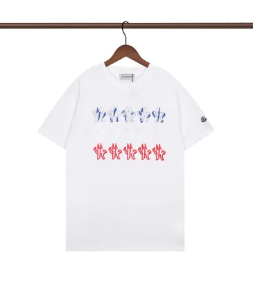 Moncler T-shirts for men Black/White #A50272
