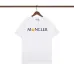 1Moncler T-shirts for men Black/White #A51694