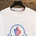 5Moncler T-shirts for men Black/White Weight 300g 100% cotton #A53012