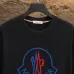 8Moncler T-shirts for men Black/White Weight 300g 100% cotton #A53012