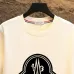 3Moncler T-shirts for men Black/White Weight 300g 100% cotton #A53014