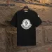 10Moncler T-shirts for men Black/White Weight 300g 100% cotton #A53014