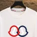 5Moncler T-shirts for men Black/White Weight 300g 100% cotton #A53015