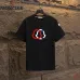9Moncler T-shirts for men Black/White Weight 300g 100% cotton #A53015