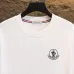 5Moncler T-shirts for men Black/White Weight 300g 100% cotton #A53016