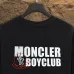 11Moncler T-shirts for men Black/White Weight 300g 100% cotton #A53016