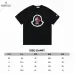 24Moncler T-shirts for men Black/White/Green #A47259