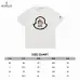 36Moncler T-shirts for men Black/White/Green #A47259