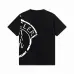 19Moncler T-shirts for men Black/White/Orange #A47265