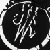 21Moncler T-shirts for men Black/White/Orange #A47265
