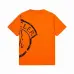 11Moncler T-shirts for men Black/White/Orange #A47265