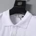 17Moncler T-shirts for men Buttons Black/White/Blue #A46654