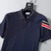 24Moncler T-shirts for men Buttons Black/White/Blue #A46654