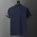 5Moncler T-shirts for men Buttons Black/White/Blue #A46654