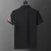 7Moncler T-shirts for men Buttons Black/White/Blue #A46654