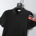 8Moncler T-shirts for men Buttons Black/White/Blue #A46654