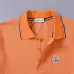 35Moncler T-shirts for men Solid Color Black/White/Blue/Orange #A46657
