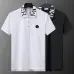 1Moncler T-shirts for men collar logo Black/White  #A46652