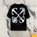 4OFF WHITE T-Shirts for MEN Black/White #A47292