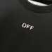 7OFF WHITE T-Shirts for MEN Black/White #A47292