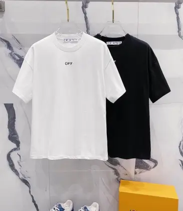 OFF WHITE T-Shirts for MEN Black/White #A47292