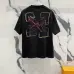 4OFF WHITE T-Shirts for MEN Black/White #A47296