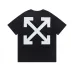 7OFF WHITE T-Shirts for MEN Black/White #A50094