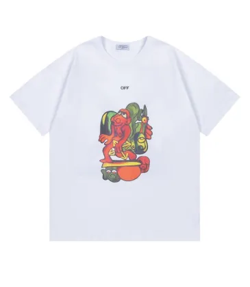 OFF WHITE T-Shirts for MEN Black/White #A50094