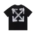 6OFF WHITE T-Shirts for MEN Black/White #A50095