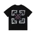 6OFF WHITE T-Shirts for MEN Black/White #A50820