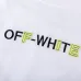 4OFF WHITE T-Shirts for MEN Black/White #A50975