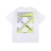 7OFF WHITE T-Shirts for MEN Black/White #A50975